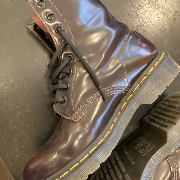 Dr. Martin The Original All Leather 1460 boots Brown Sz 7 Y2K 90’s - Picture 7 of 11